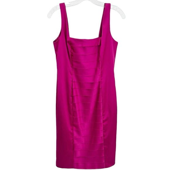 Evan Picone Dresses & Skirts - Evan Picone Fuchsia Pink Partycore Fitted Dress Women’s Size 10